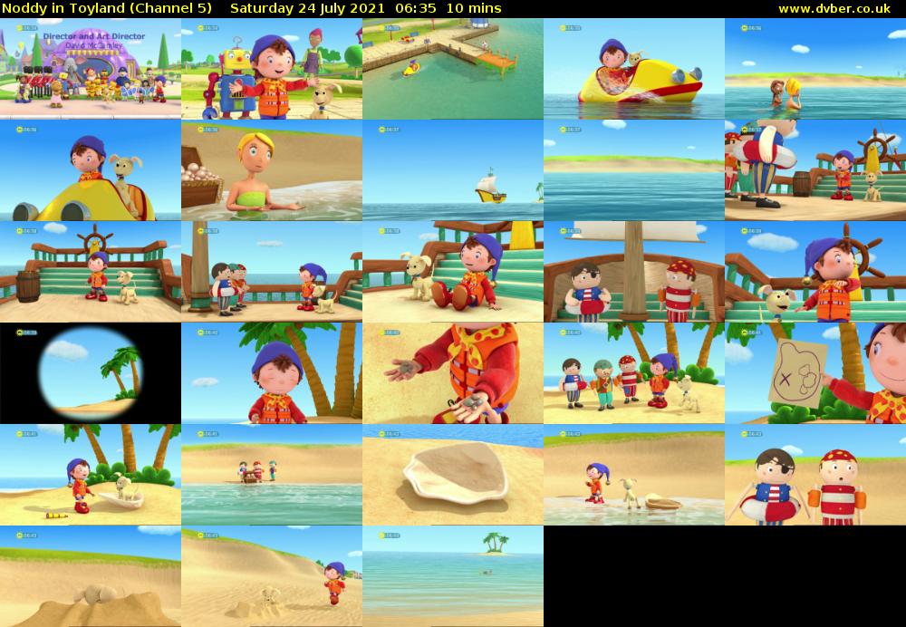 Noddy in Toyland (Channel 5) Saturday 24 July 2021 06:35 - 06:45
