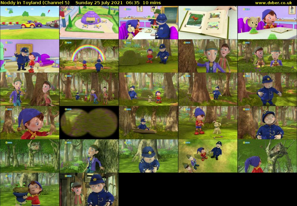 Noddy in Toyland (Channel 5) Sunday 25 July 2021 06:35 - 06:45