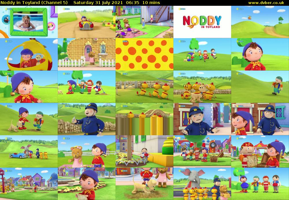 Noddy in Toyland (Channel 5) Saturday 31 July 2021 06:35 - 06:45