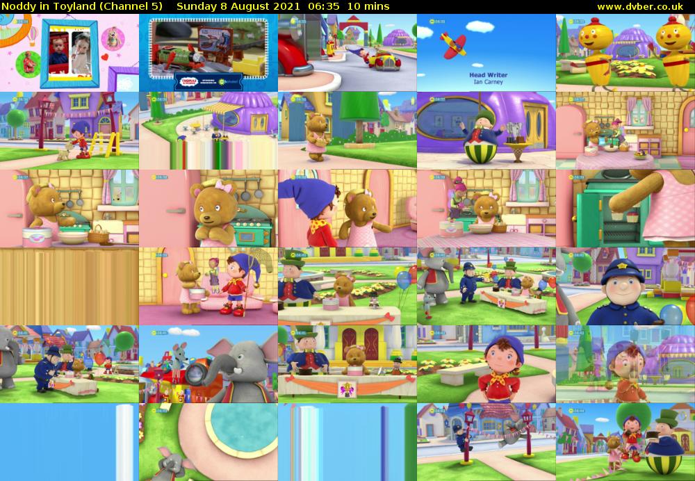 Noddy in Toyland (Channel 5) Sunday 8 August 2021 06:35 - 06:45