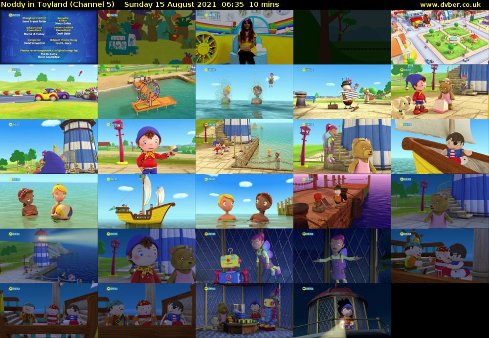 Noddy in Toyland (Channel 5) Sunday 15 August 2021 06:35 - 06:45