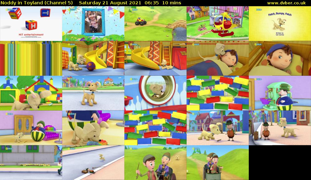 Noddy in Toyland (Channel 5) Saturday 21 August 2021 06:35 - 06:45