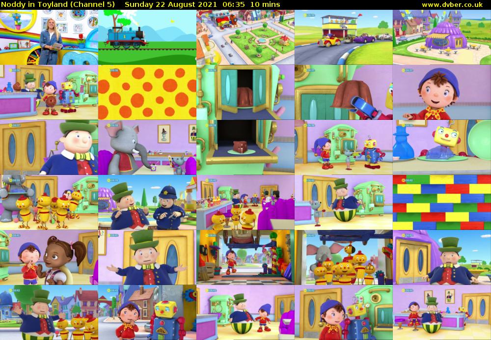 Noddy in Toyland (Channel 5) Sunday 22 August 2021 06:35 - 06:45