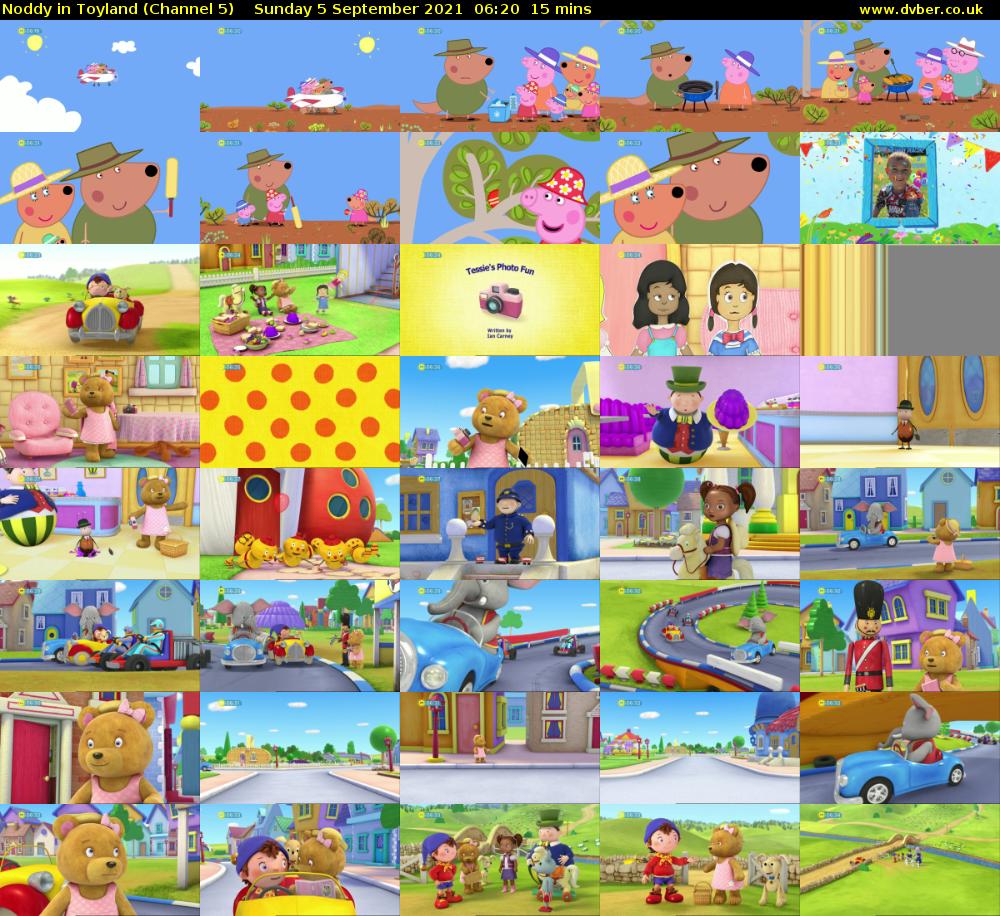 Noddy in Toyland (Channel 5) Sunday 5 September 2021 06:20 - 06:35