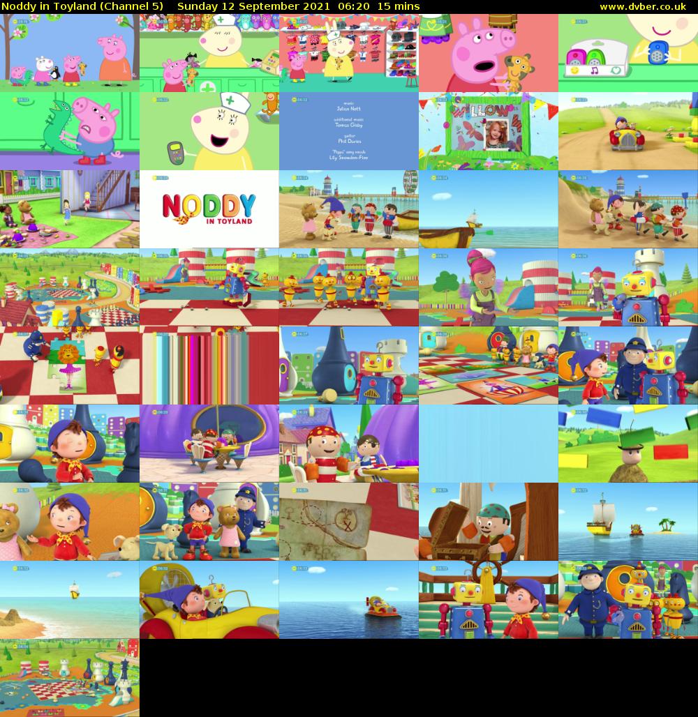Noddy in Toyland (Channel 5) Sunday 12 September 2021 06:20 - 06:35
