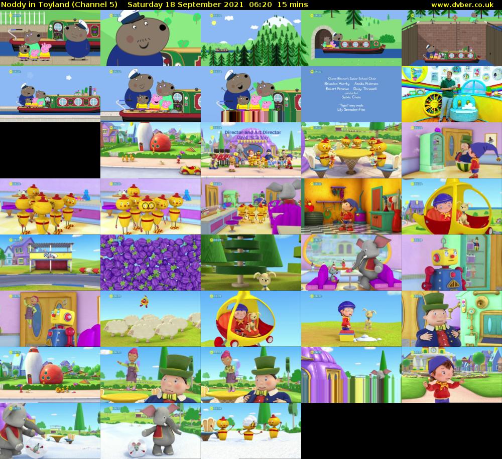 Noddy in Toyland (Channel 5) Saturday 18 September 2021 06:20 - 06:35