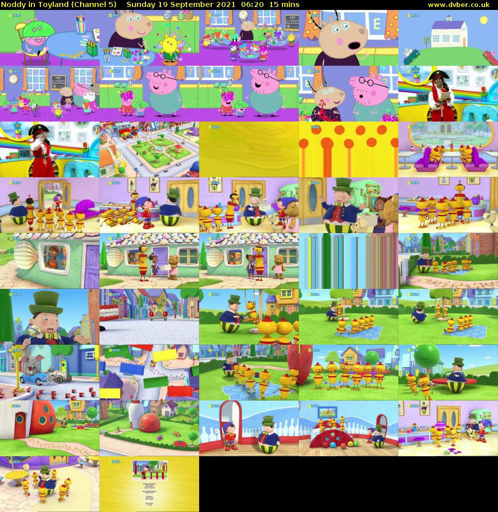 Noddy in Toyland (Channel 5) Sunday 19 September 2021 06:20 - 06:35