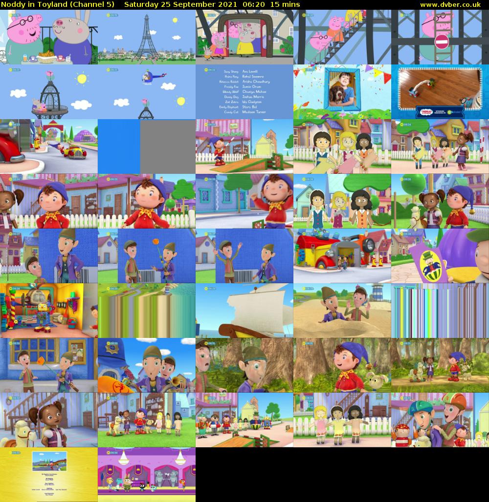 Noddy in Toyland (Channel 5) Saturday 25 September 2021 06:20 - 06:35
