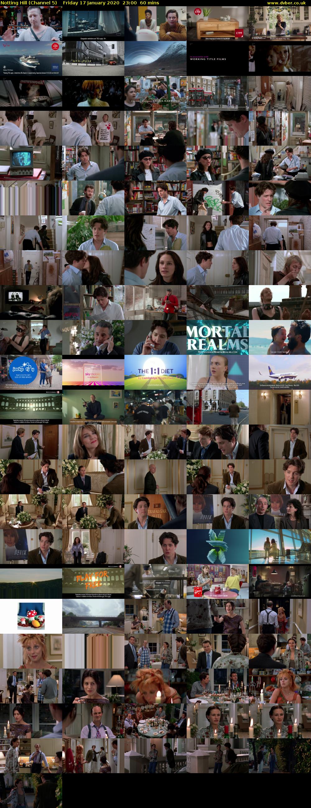 Notting Hill (Channel 5) Friday 17 January 2020 23:00 - 00:00