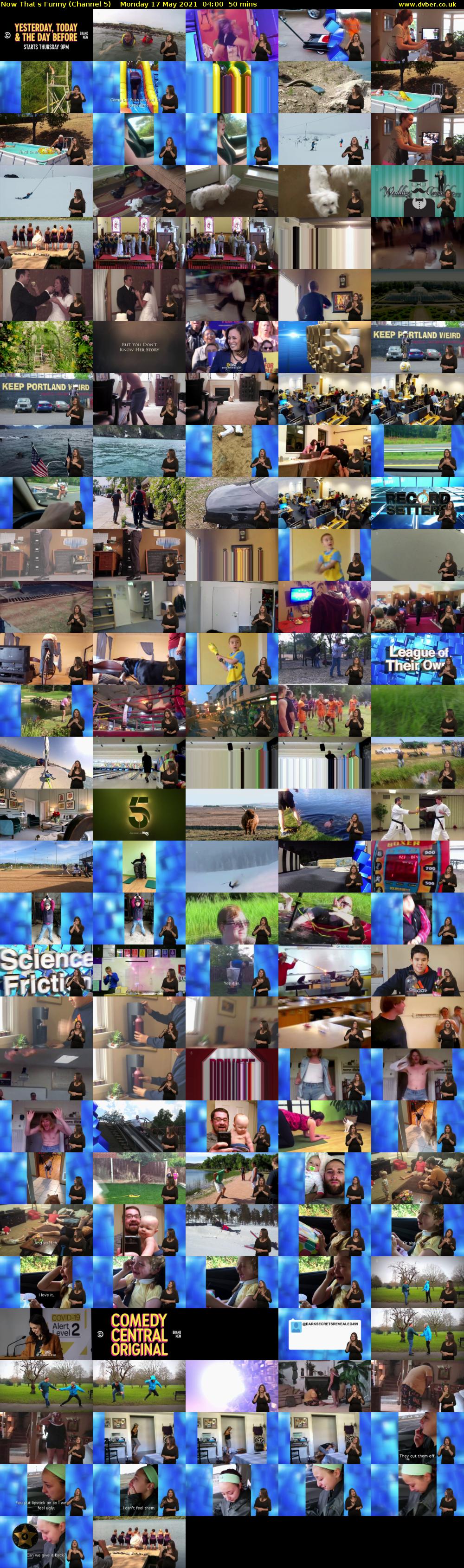 Now Thats Funny (Channel 5) Monday 17 May 2021 04:00 - 04:50