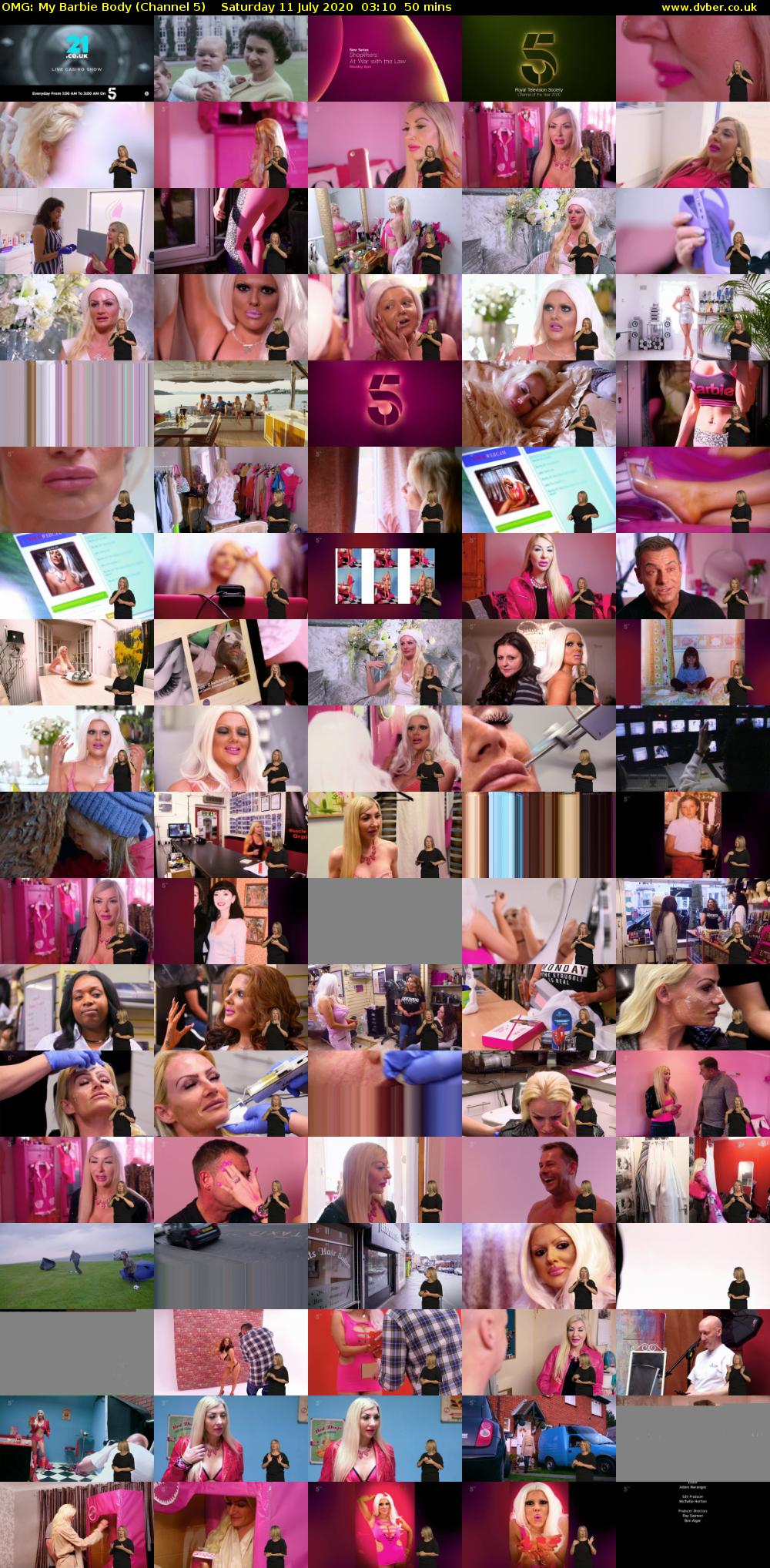 OMG: My Barbie Body (Channel 5) Saturday 11 July 2020 03:10 - 04:00
