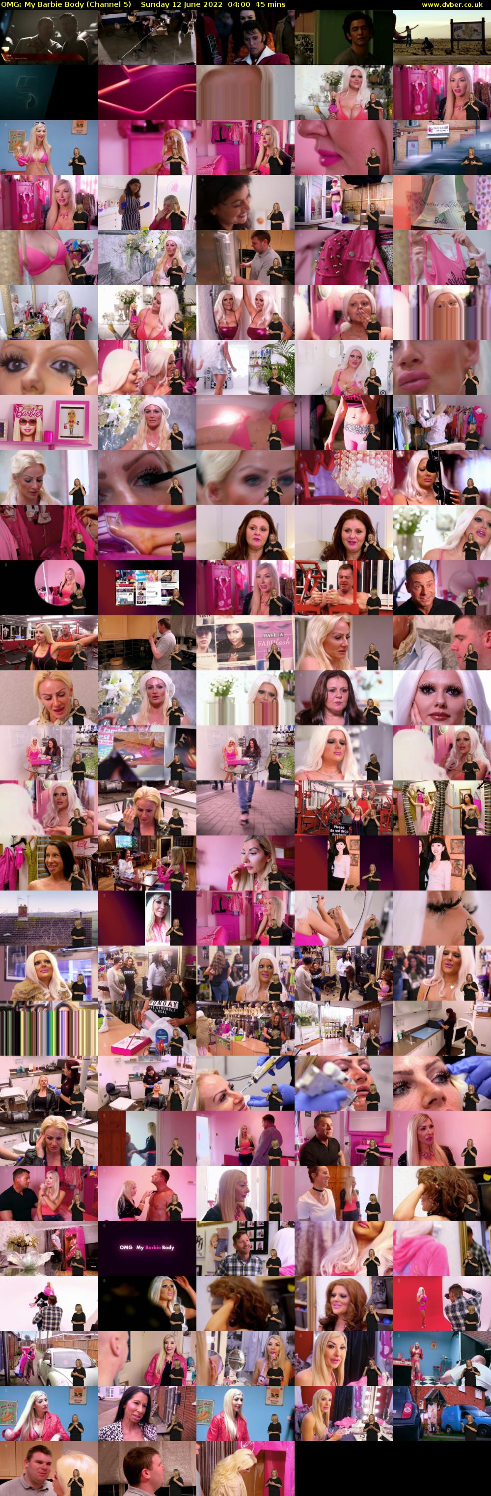 OMG: My Barbie Body (Channel 5) Sunday 12 June 2022 04:00 - 04:45