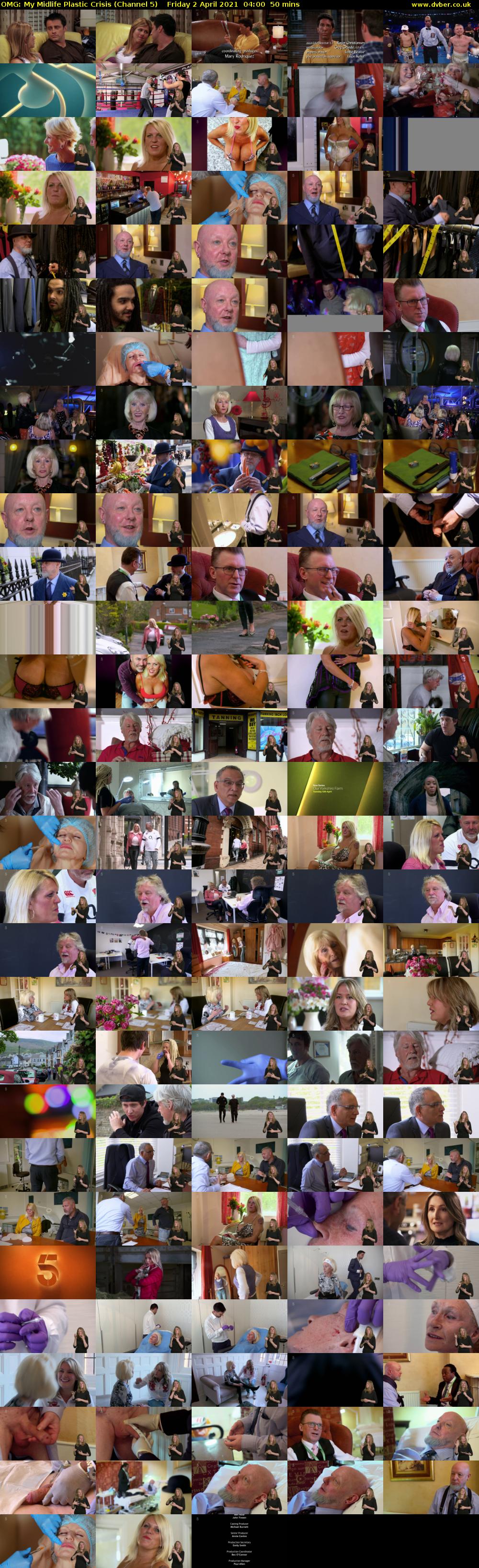OMG: My Midlife Plastic Crisis (Channel 5) Friday 2 April 2021 04:00 - 04:50