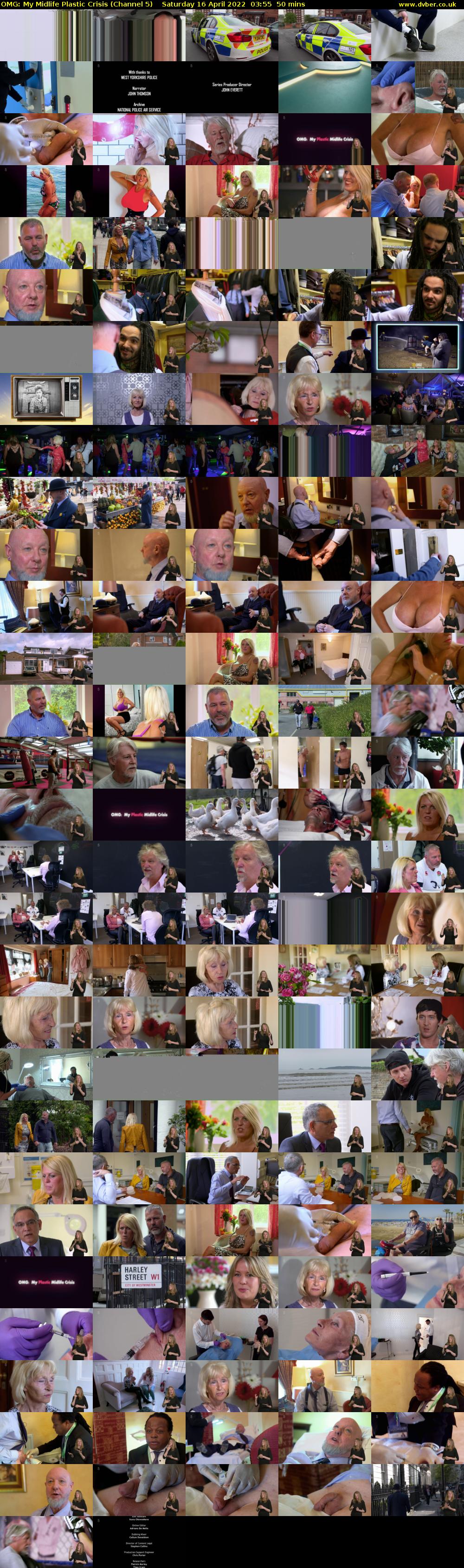 OMG: My Midlife Plastic Crisis (Channel 5) Saturday 16 April 2022 03:55 - 04:45