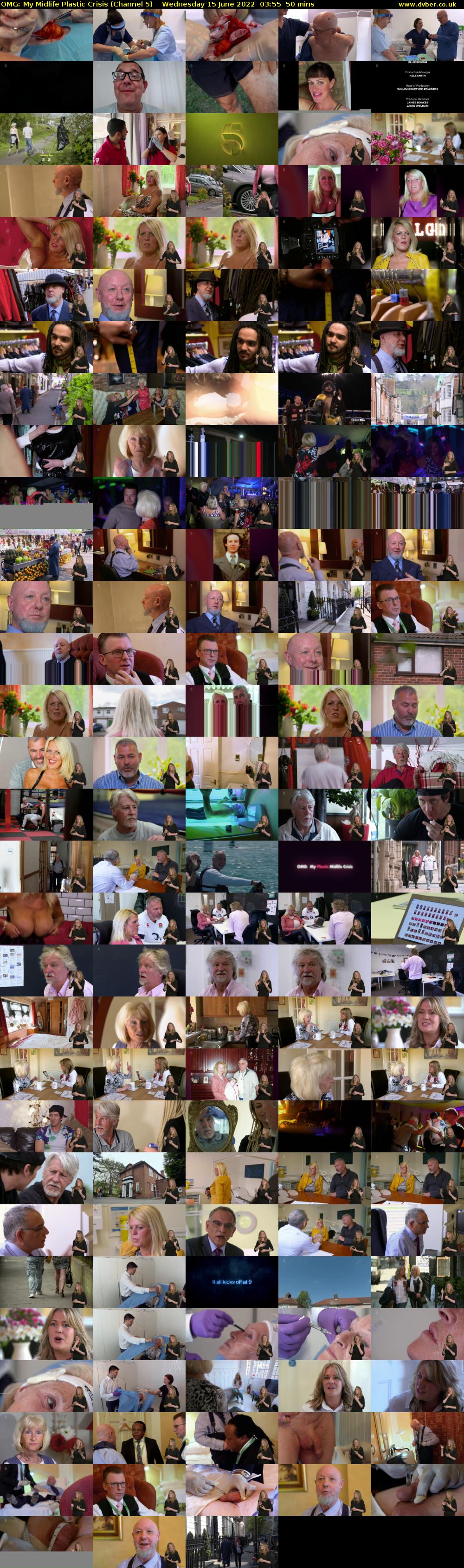 OMG: My Midlife Plastic Crisis (Channel 5) Wednesday 15 June 2022 03:55 - 04:45