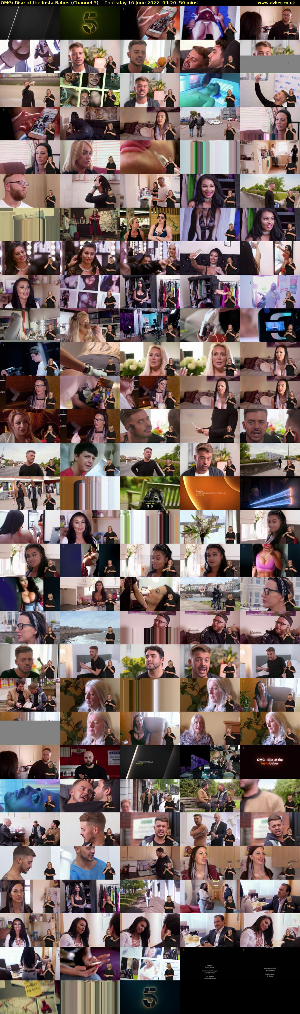 OMG: Rise of the Insta-Babes (Channel 5) Thursday 16 June 2022 04:20 - 05:10