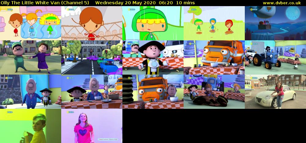 Olly The Little White Van (Channel 5) Wednesday 20 May 2020 06:20 - 06:30
