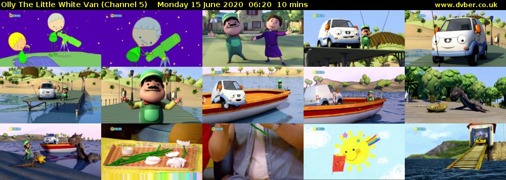 Olly The Little White Van (Channel 5) Monday 15 June 2020 06:20 - 06:30