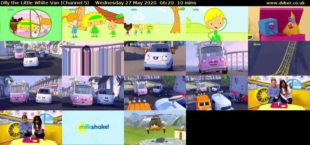 Olly the Little White Van (Channel 5) Wednesday 27 May 2020 06:20 - 06:30