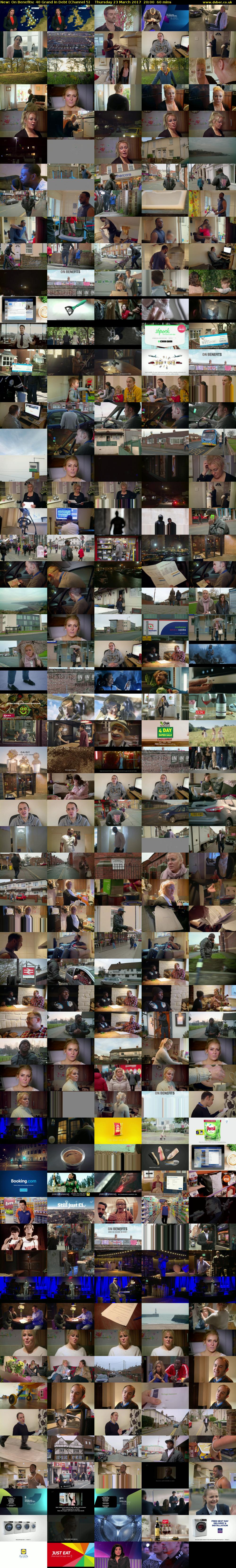 On Benefits: 40 Grand In Debt (Channel 5) Thursday 23 March 2017 20:00 - 21:00
