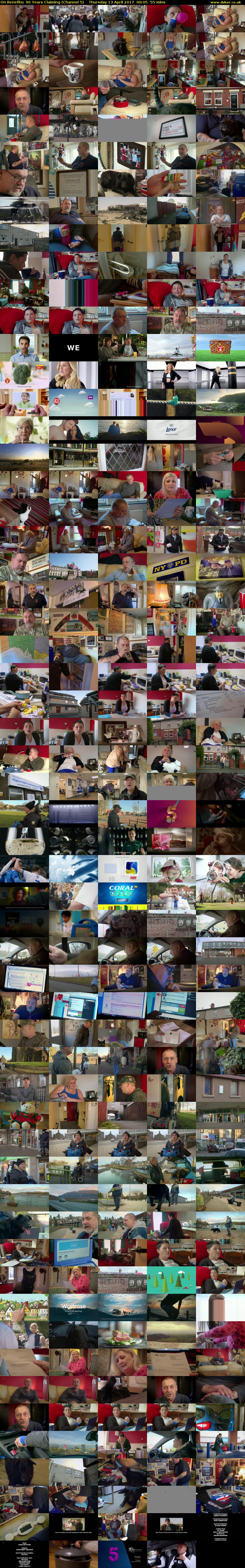 On Benefits: 90 Years Claiming (Channel 5) Thursday 13 April 2017 00:05 - 01:00