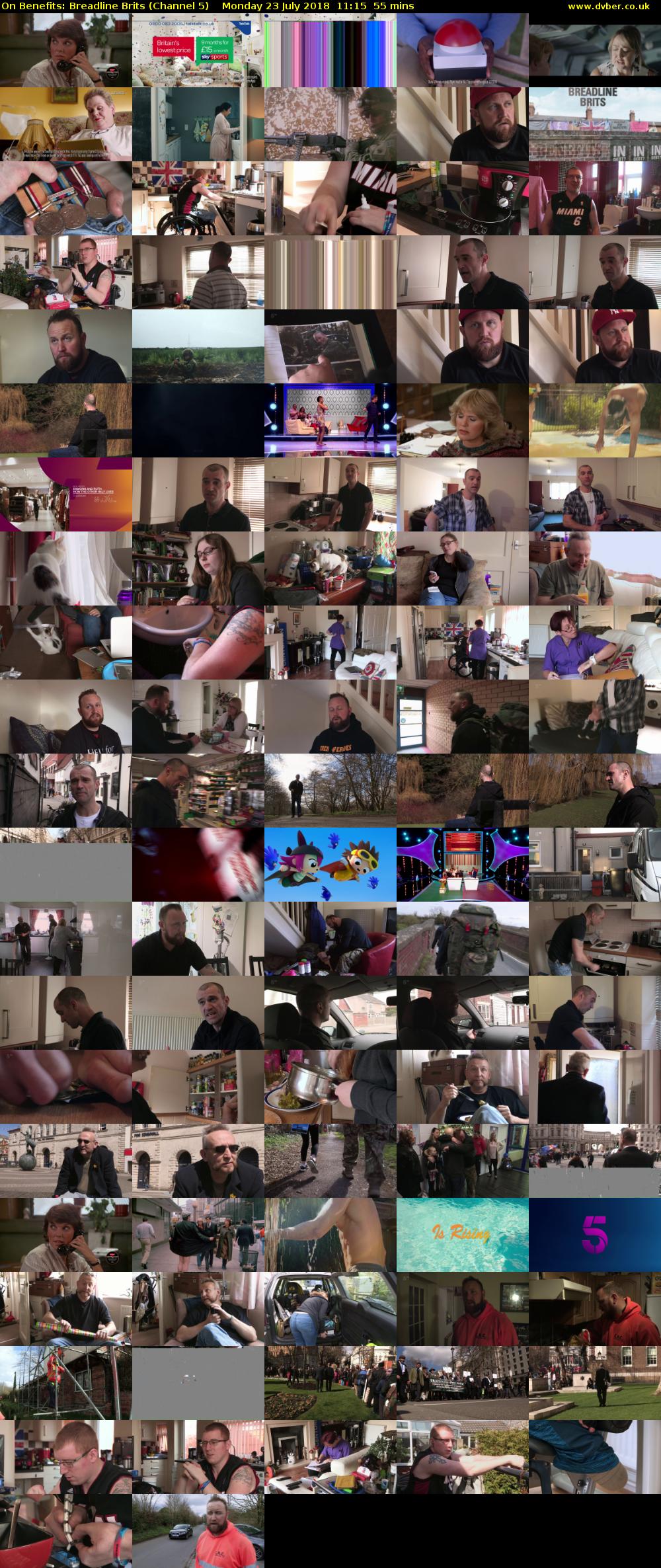 On Benefits: Breadline Brits (Channel 5) Monday 23 July 2018 11:15 - 12:10