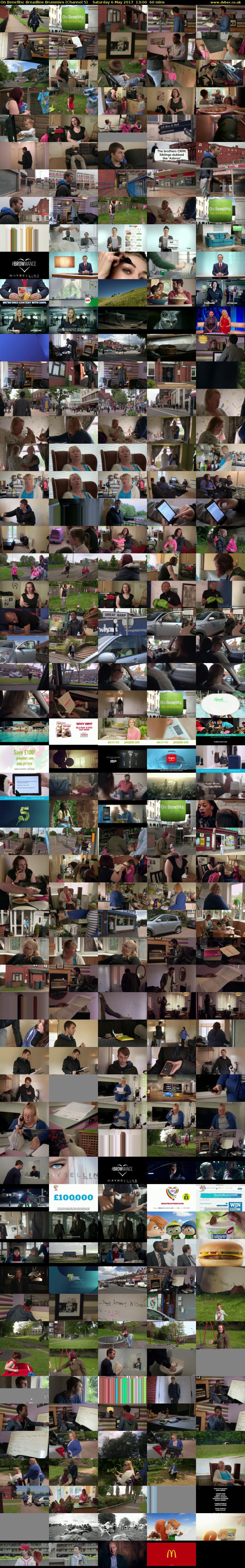 On Benefits: Breadline Brummies (Channel 5) Saturday 6 May 2017 13:00 - 14:00