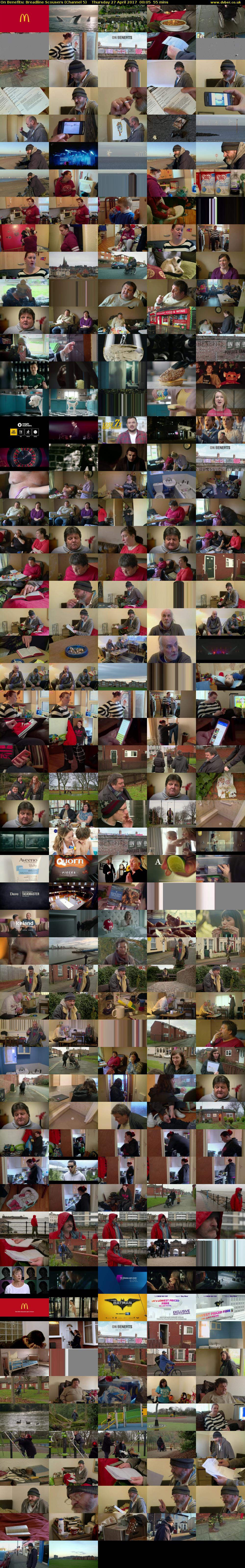 On Benefits: Breadline Scousers (Channel 5) Thursday 27 April 2017 00:05 - 01:00
