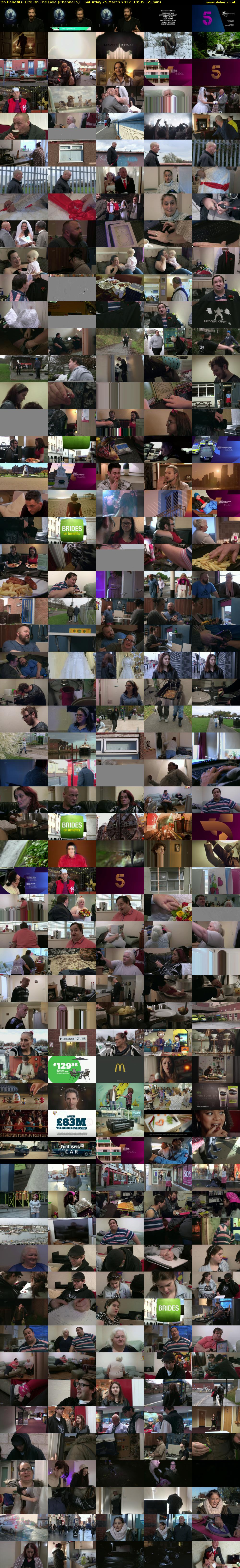 On Benefits: Life On The Dole (Channel 5) Saturday 25 March 2017 10:35 - 11:30