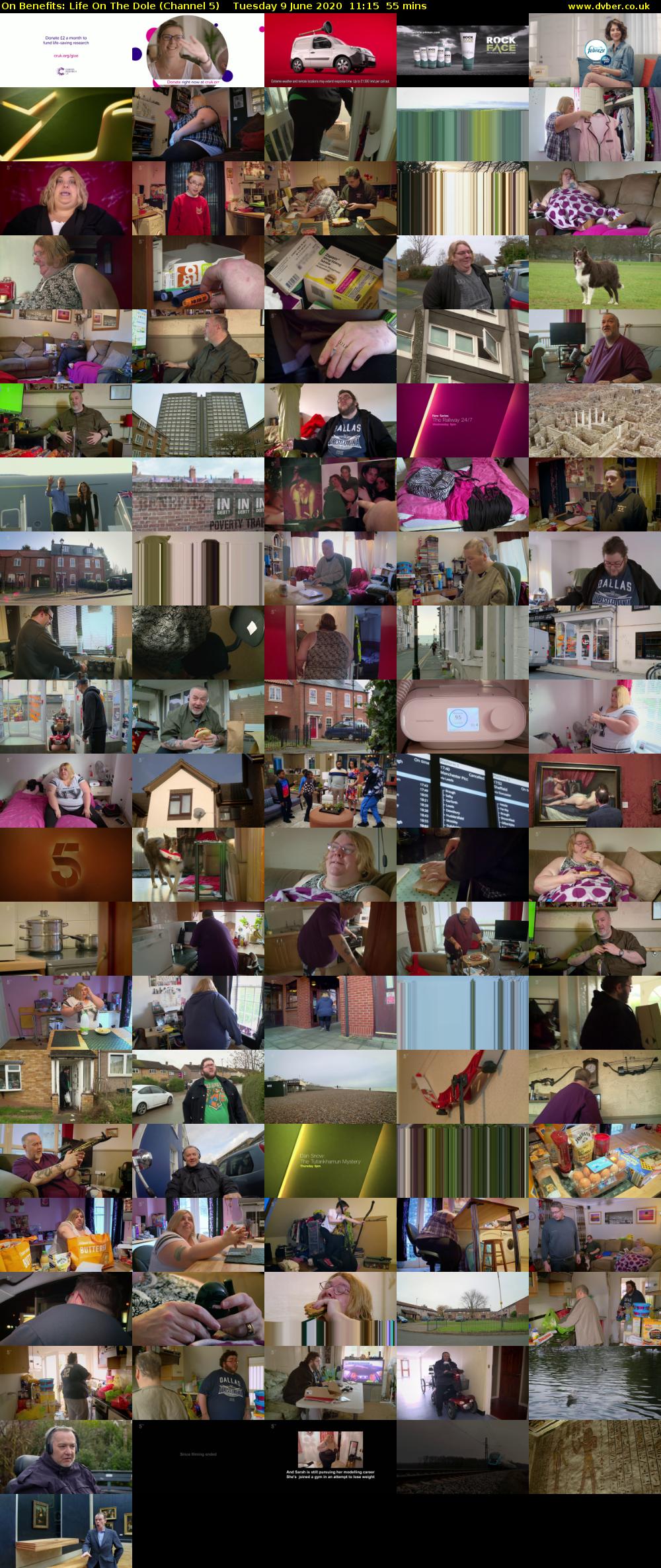 On Benefits: Life On The Dole (Channel 5) Tuesday 9 June 2020 11:15 - 12:10