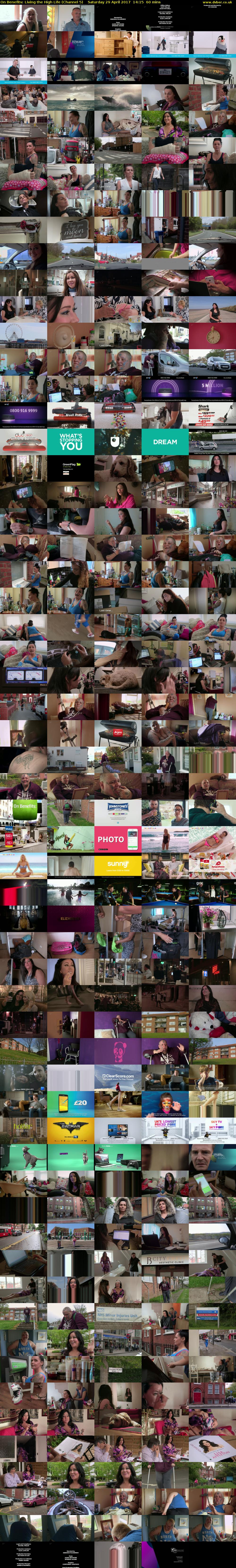 On Benefits: Living the High Life (Channel 5) Saturday 29 April 2017 14:15 - 15:15
