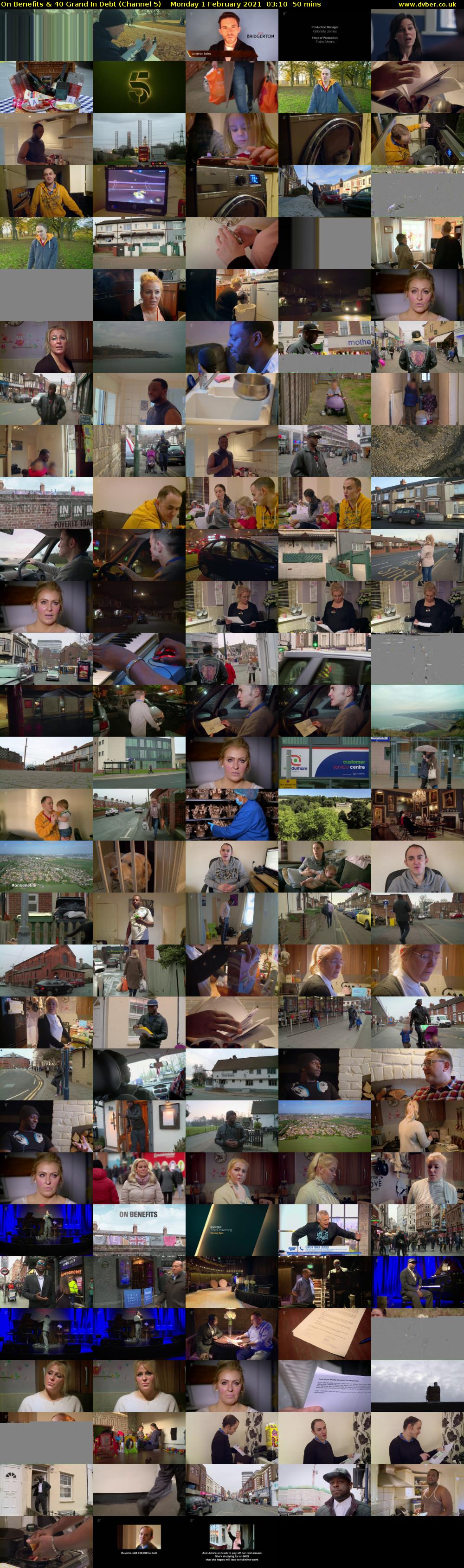 On Benefits & 40 Grand In Debt (Channel 5) Monday 1 February 2021 03:10 - 04:00