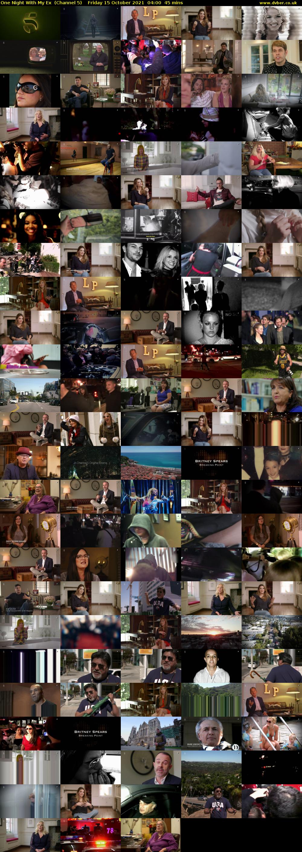 One Night With My Ex  (Channel 5) Friday 15 October 2021 04:00 - 04:45