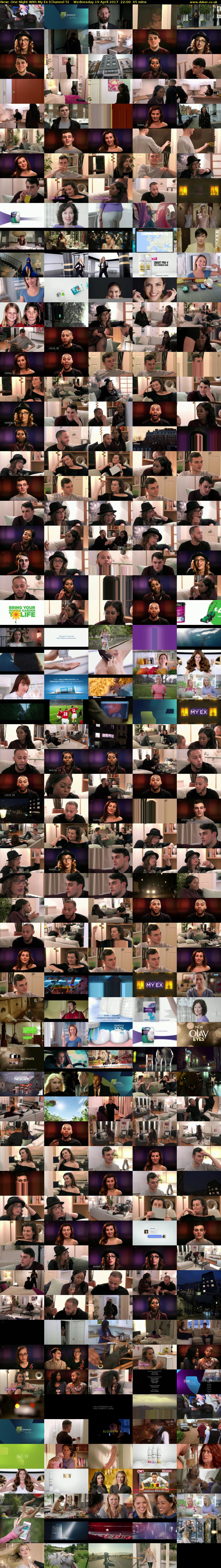 One Night With My Ex (Channel 5) Wednesday 19 April 2017 22:00 - 23:05