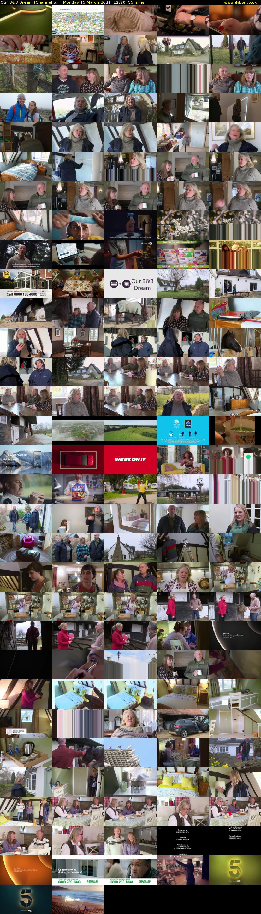 Our B&B Dream (Channel 5) Monday 15 March 2021 12:20 - 13:15