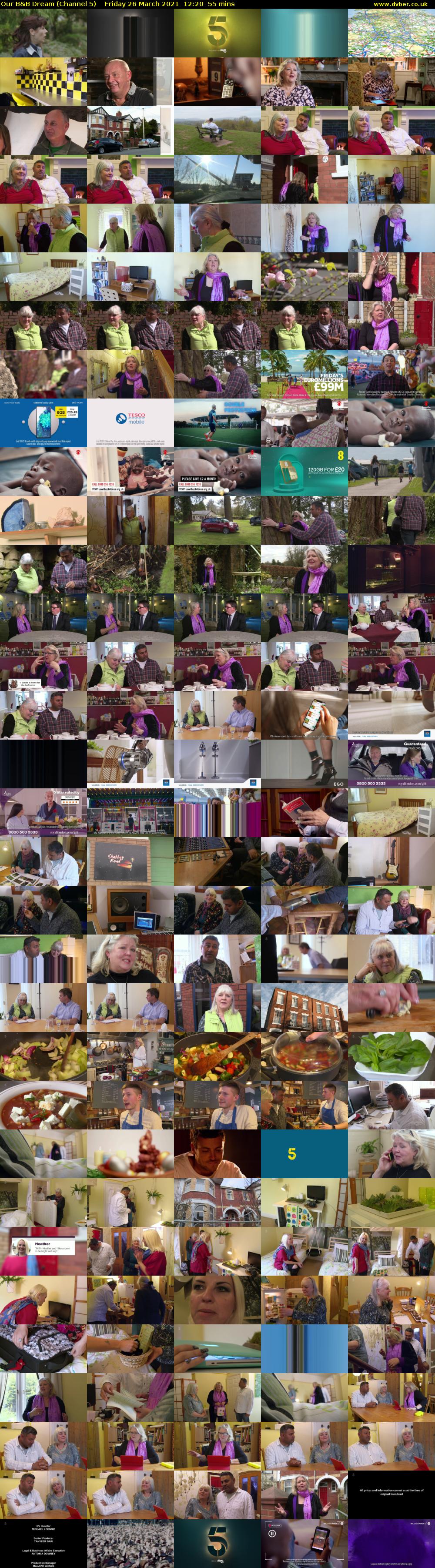 Our B&B Dream (Channel 5) Friday 26 March 2021 12:20 - 13:15