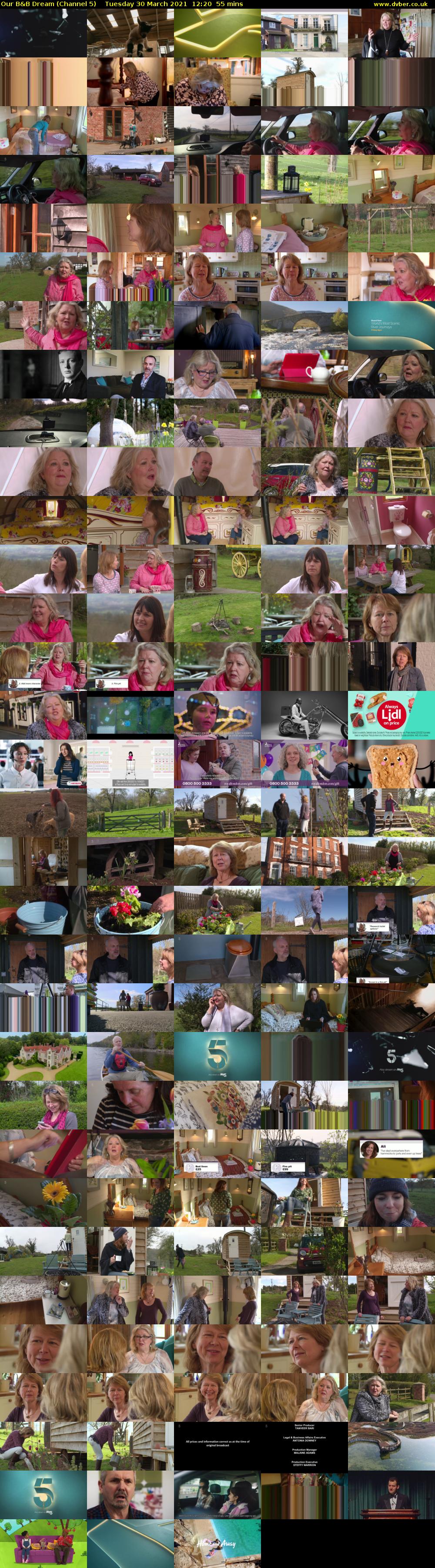 Our B&B Dream (Channel 5) Tuesday 30 March 2021 12:20 - 13:15