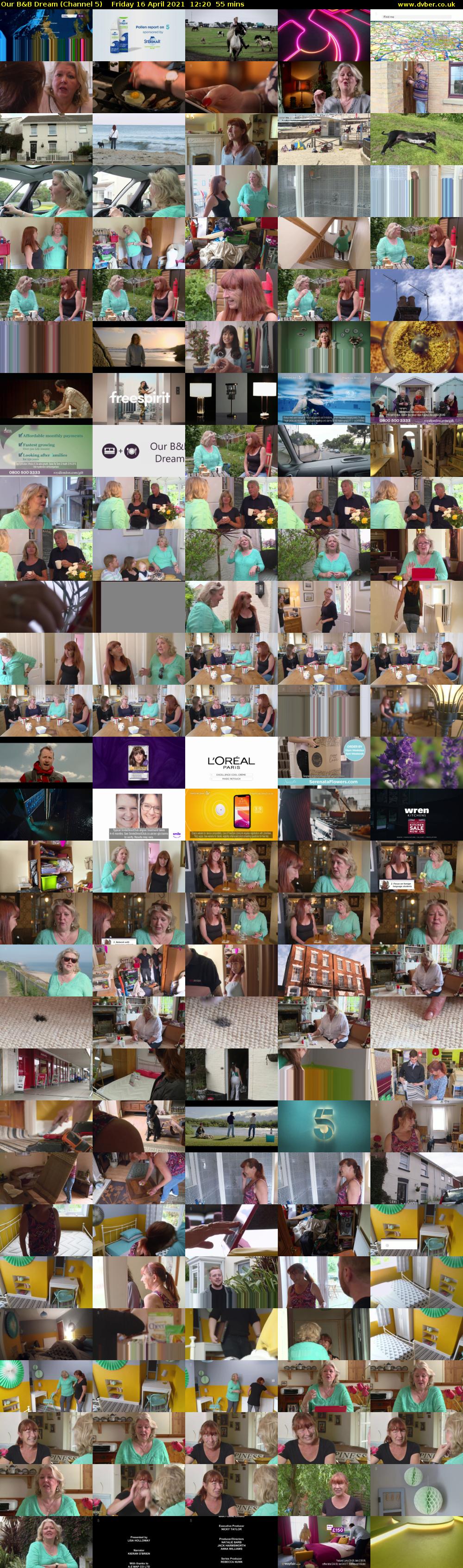 Our B&B Dream (Channel 5) Friday 16 April 2021 12:20 - 13:15