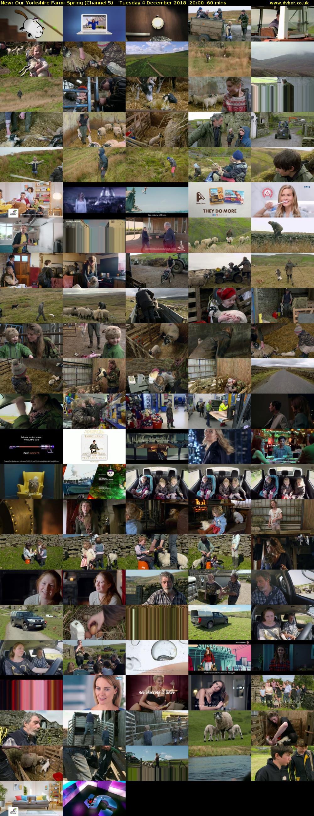 Our Yorkshire Farm: Spring (Channel 5) Tuesday 4 December 2018 20:00 - 21:00
