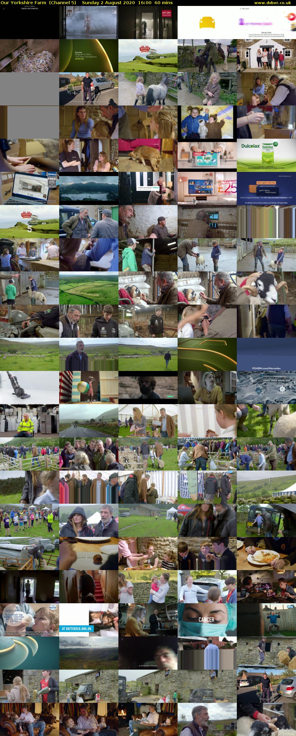 Our Yorkshire Farm  (Channel 5) Sunday 2 August 2020 16:00 - 17:00