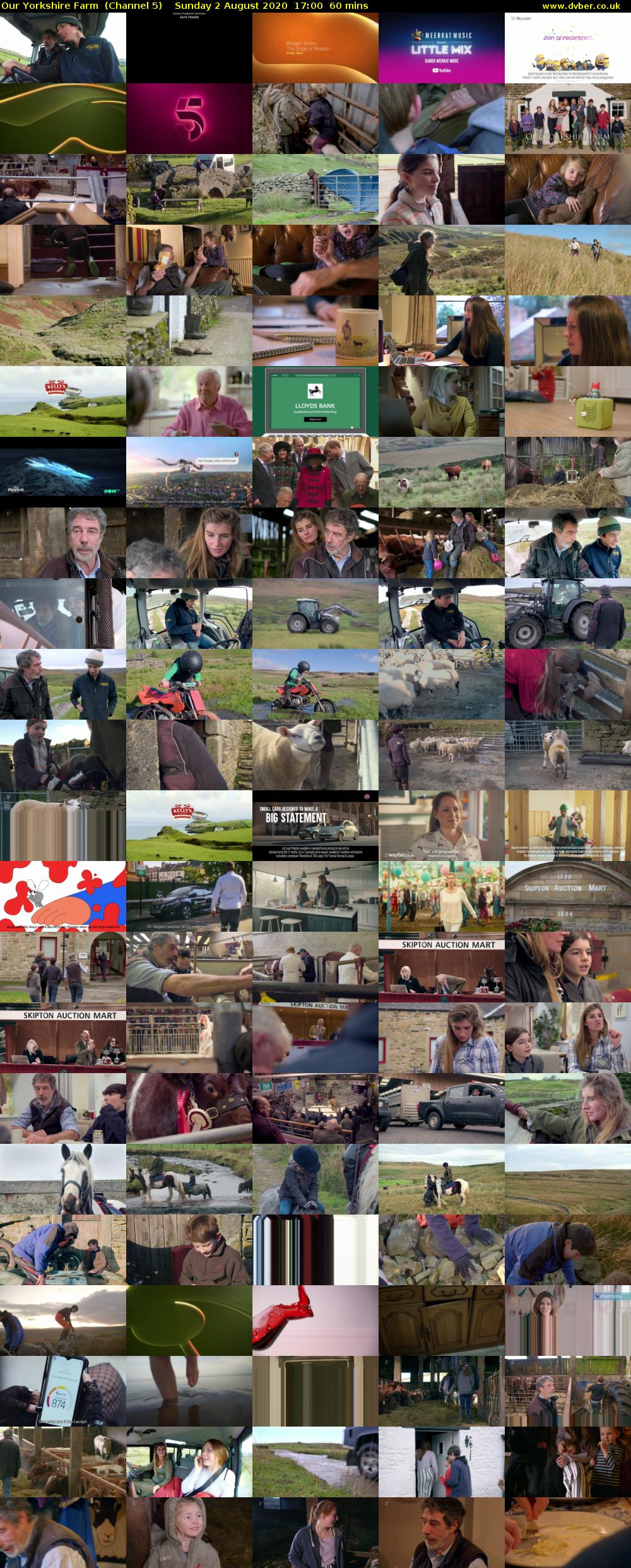 Our Yorkshire Farm  (Channel 5) Sunday 2 August 2020 17:00 - 18:00