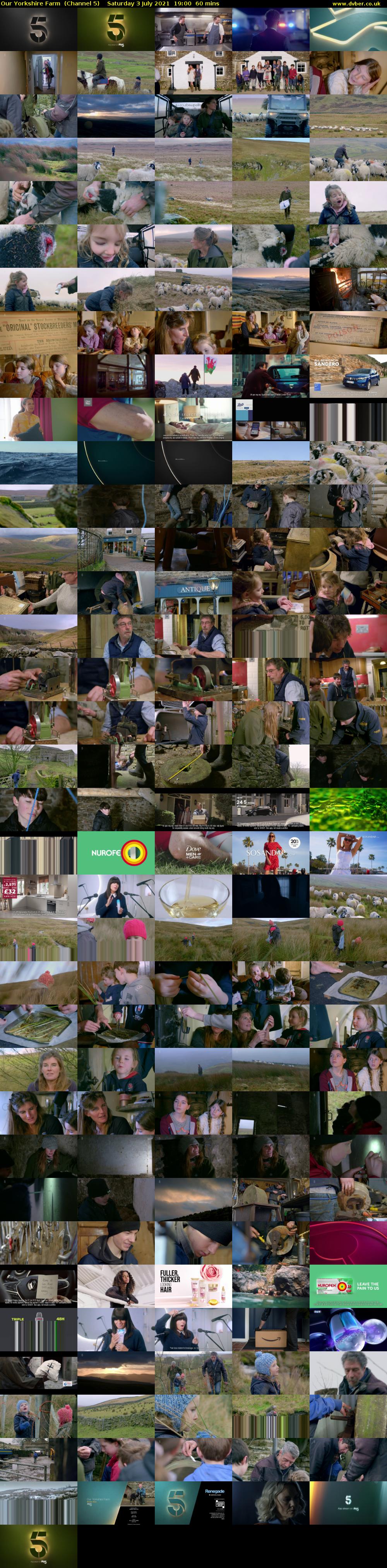 Our Yorkshire Farm  (Channel 5) Saturday 3 July 2021 19:00 - 20:00