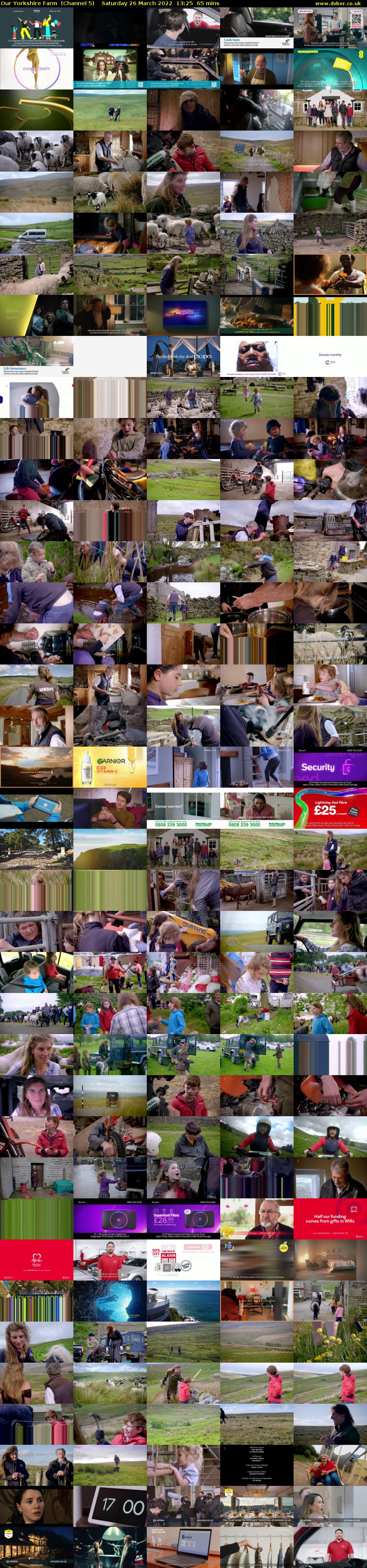 Our Yorkshire Farm  (Channel 5) Saturday 26 March 2022 13:25 - 14:30
