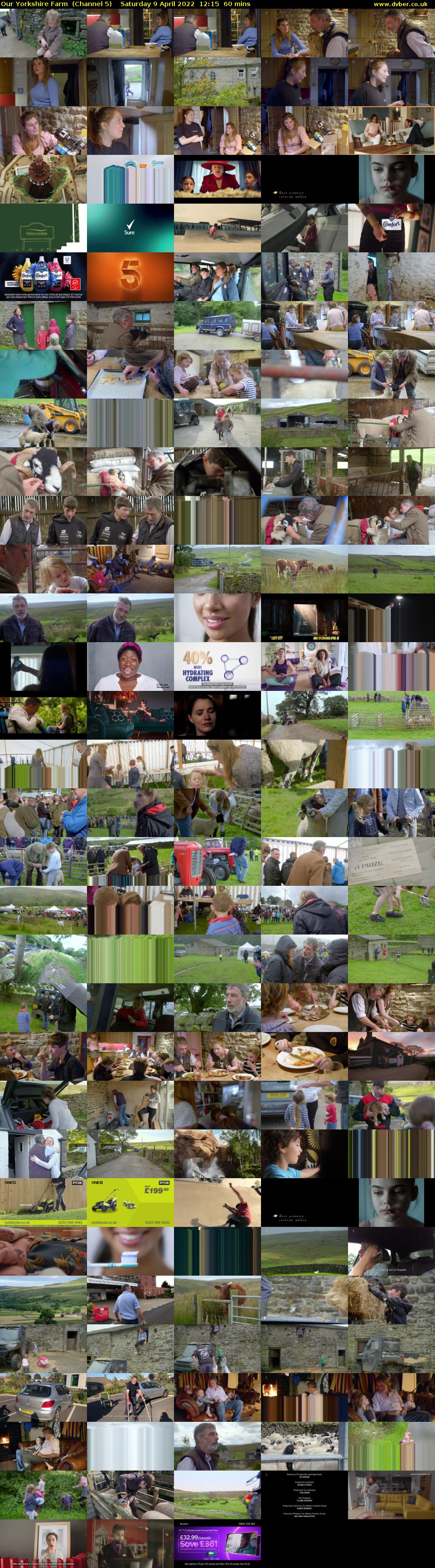 Our Yorkshire Farm  (Channel 5) Saturday 9 April 2022 12:15 - 13:15