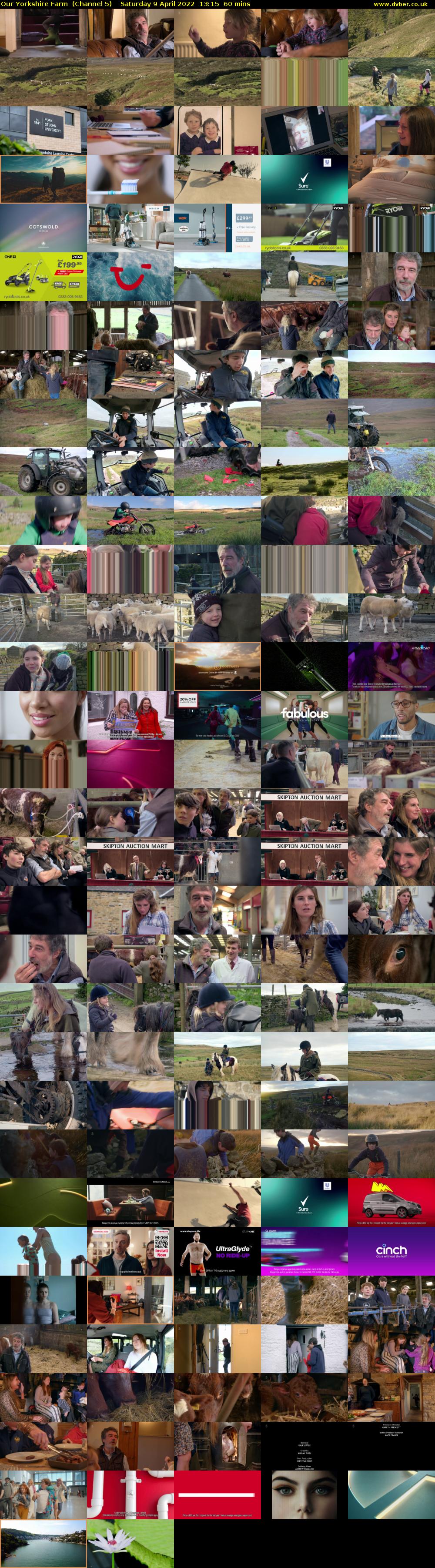 Our Yorkshire Farm  (Channel 5) Saturday 9 April 2022 13:15 - 14:15