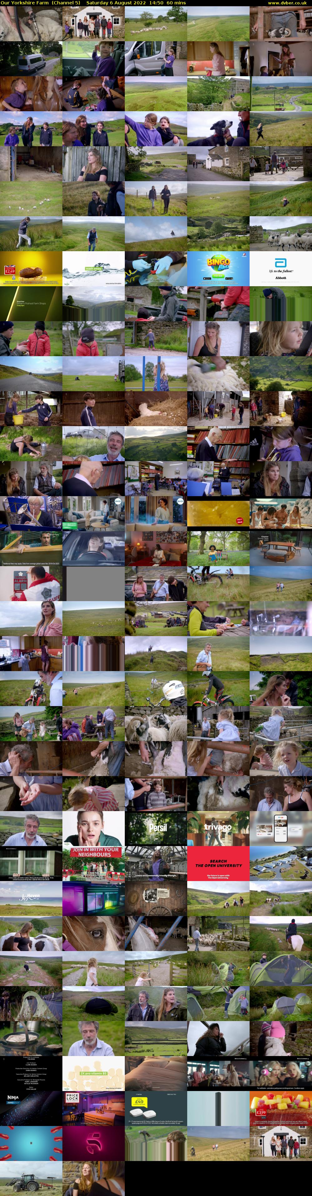 Our Yorkshire Farm  (Channel 5) Saturday 6 August 2022 14:50 - 15:50