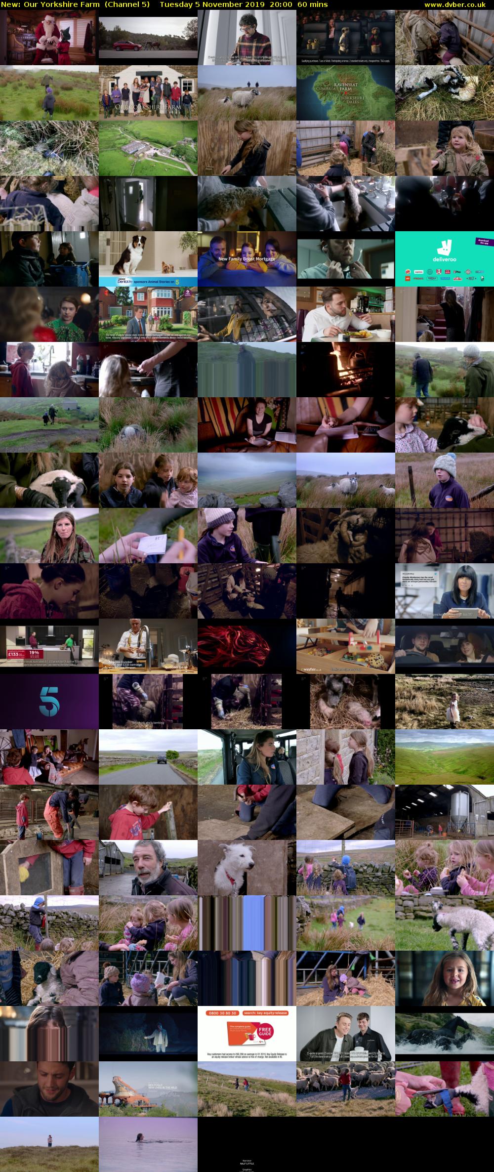 Our Yorkshire Farm (Channel 5) Tuesday 5 November 2019 20:00 - 21:00