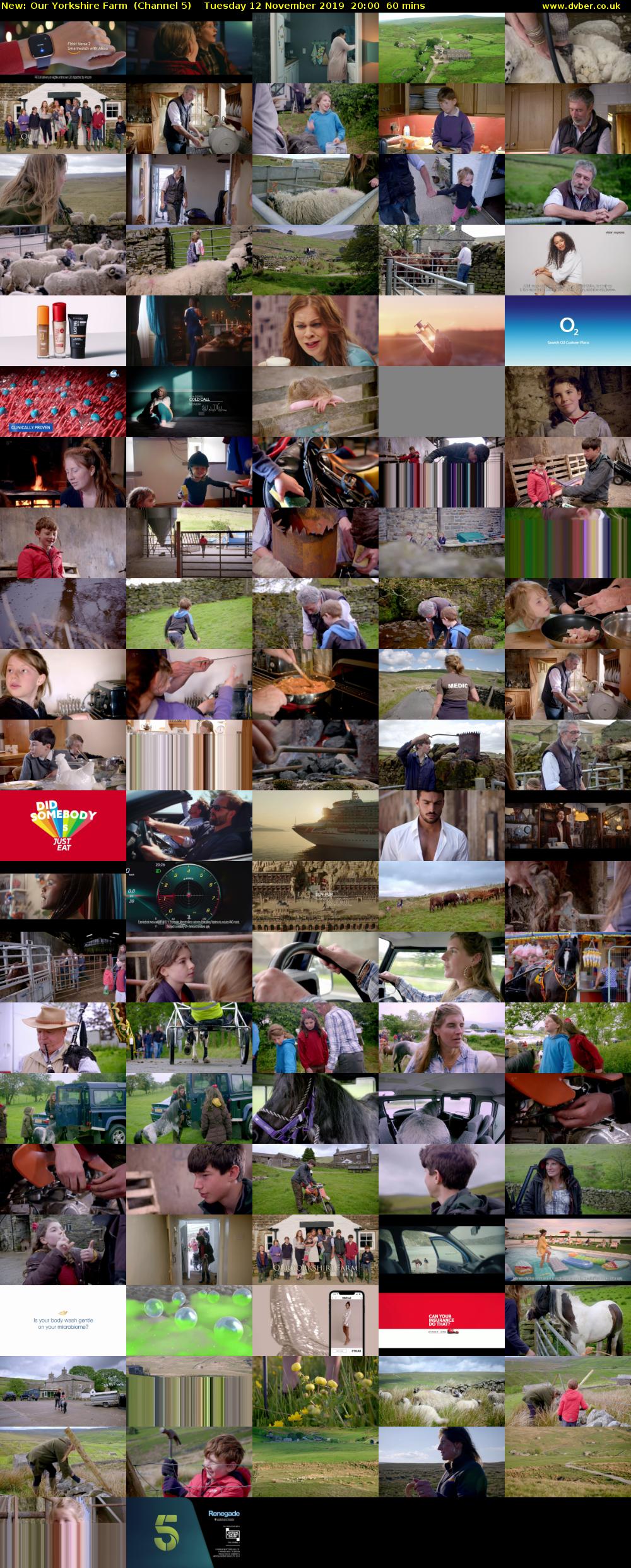 Our Yorkshire Farm (Channel 5) Tuesday 12 November 2019 20:00 - 21:00