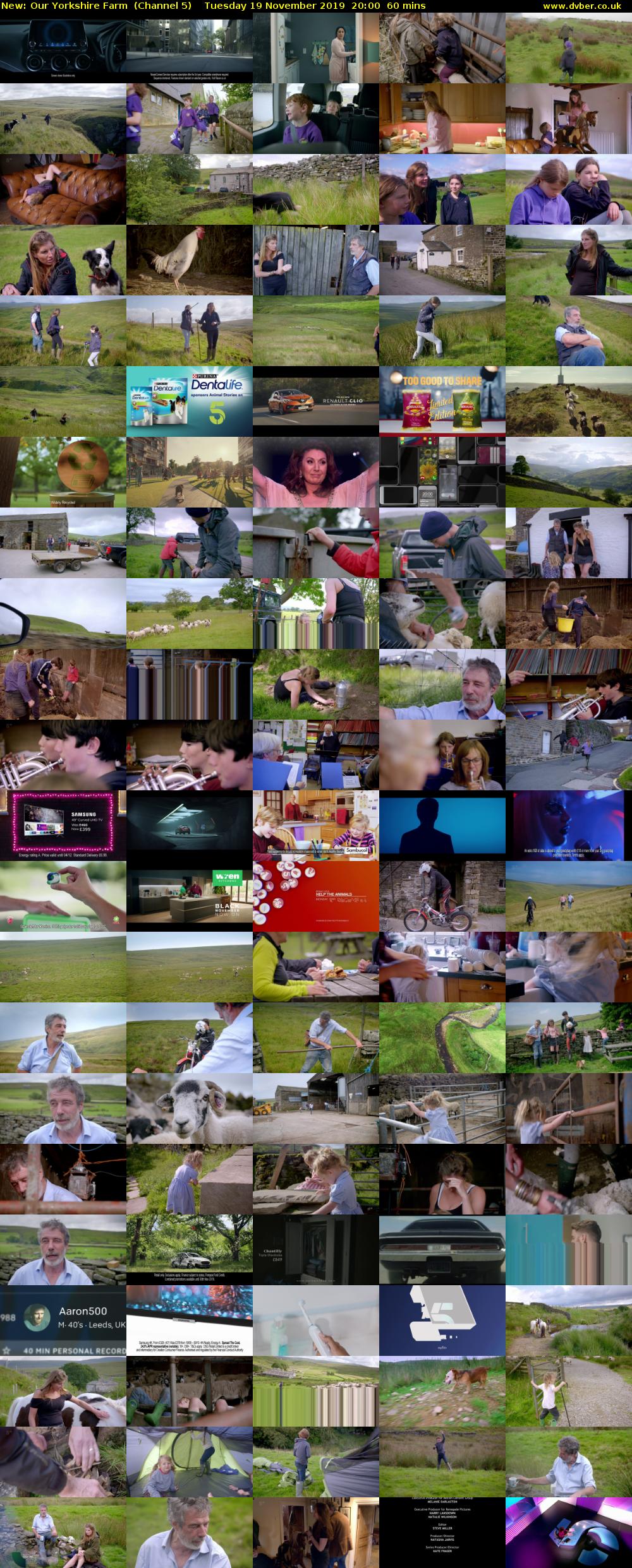 Our Yorkshire Farm (Channel 5) Tuesday 19 November 2019 20:00 - 21:00