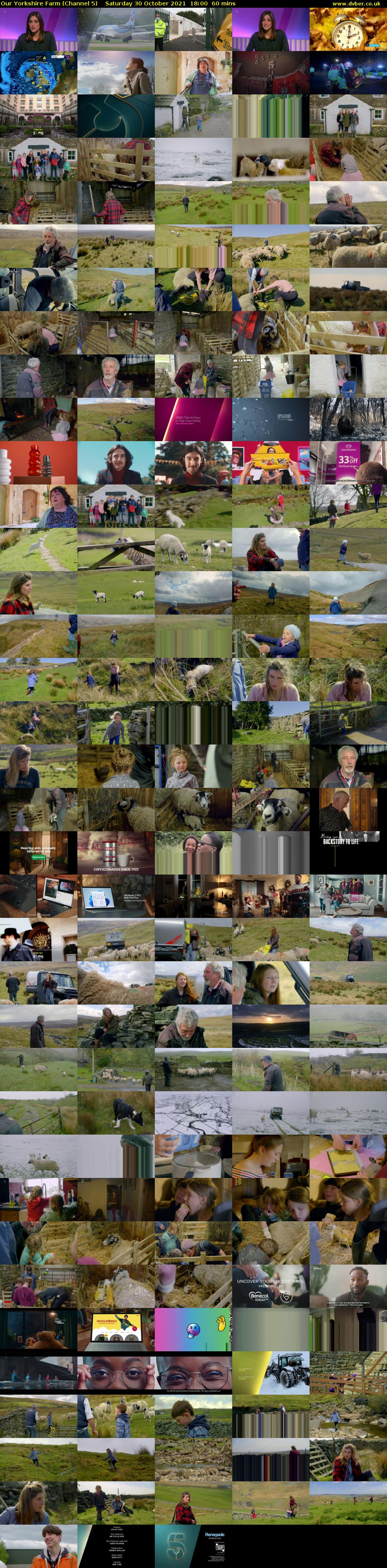 Our Yorkshire Farm (Channel 5) Saturday 30 October 2021 18:00 - 19:00